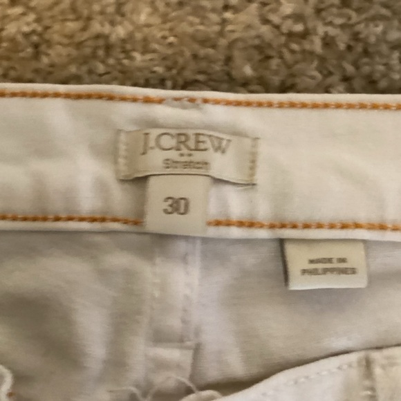 J.Crew stretch white jeans-SZ 30 - Picture 3 of 4